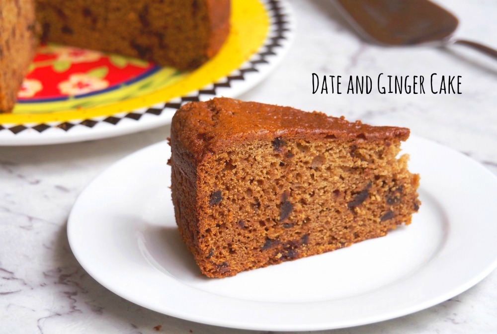 Date and Ginger Cake title