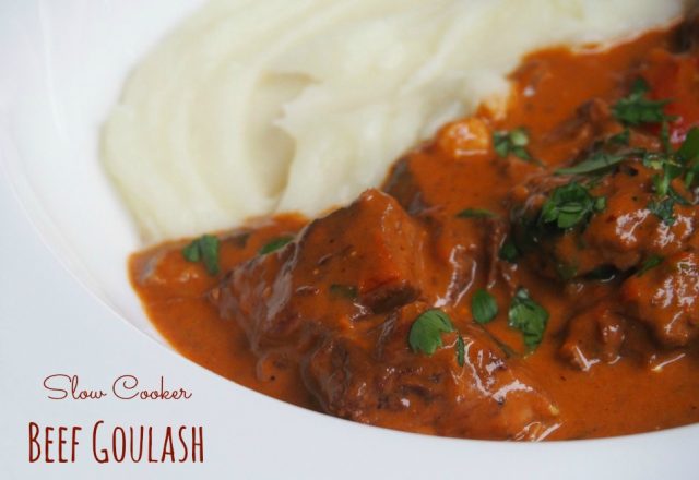 Slow Cooker Beef Goulash