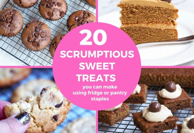 20 Scrumptious Sweet Treats You Can Make From Fridge or Pantry Staples