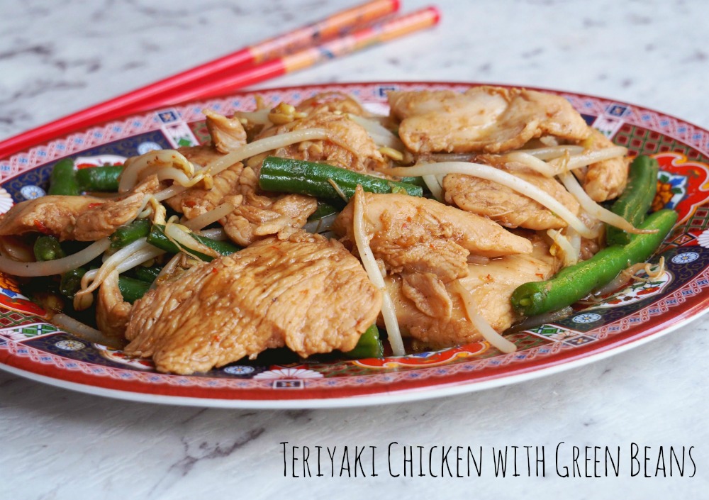 teriyaki chicken with green beans