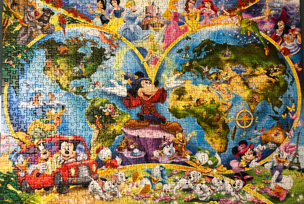 finished disney puzzle