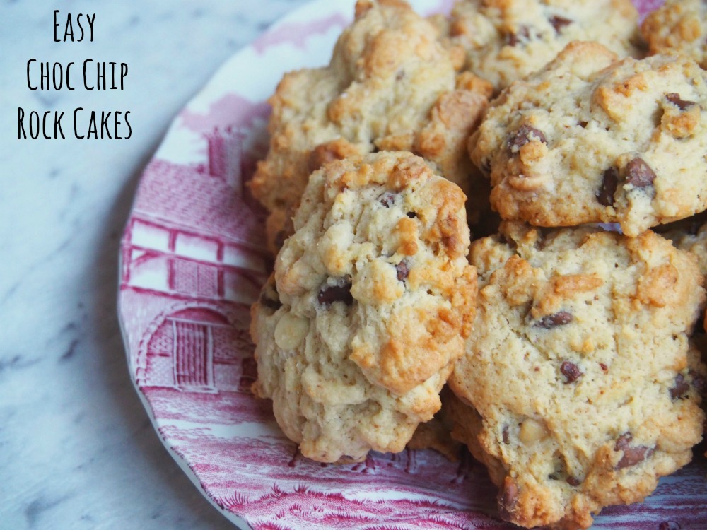 easy choc chip rock cakes