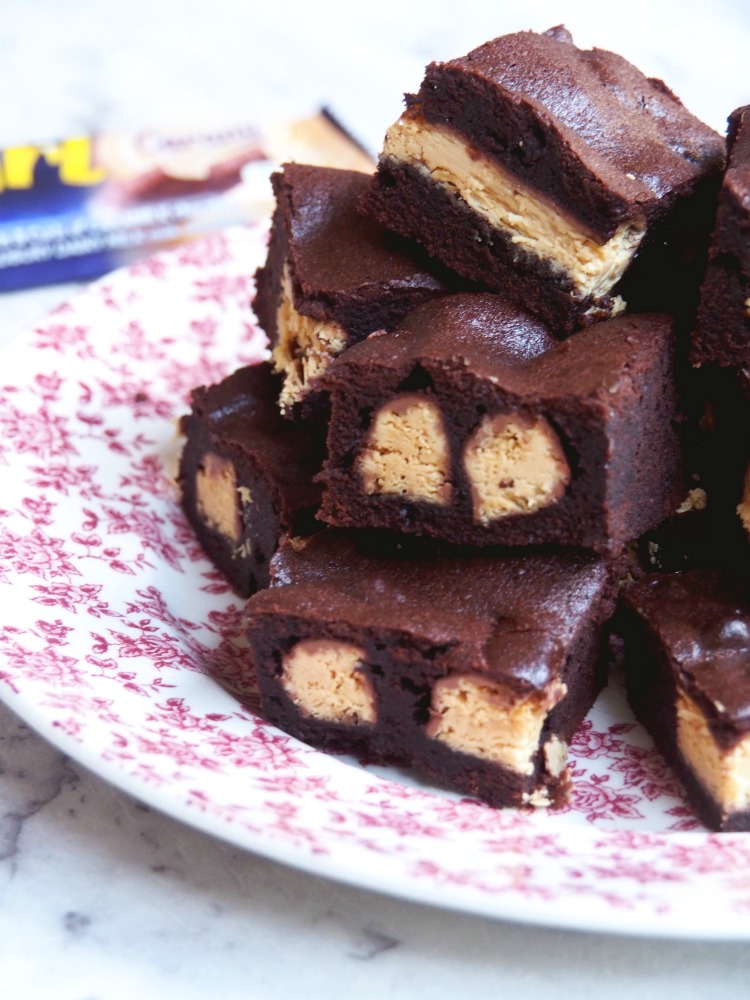 Caramilk and Caramilk Twirl Brownies