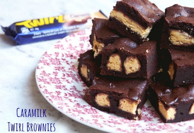 Caramilk Twirl Brownies