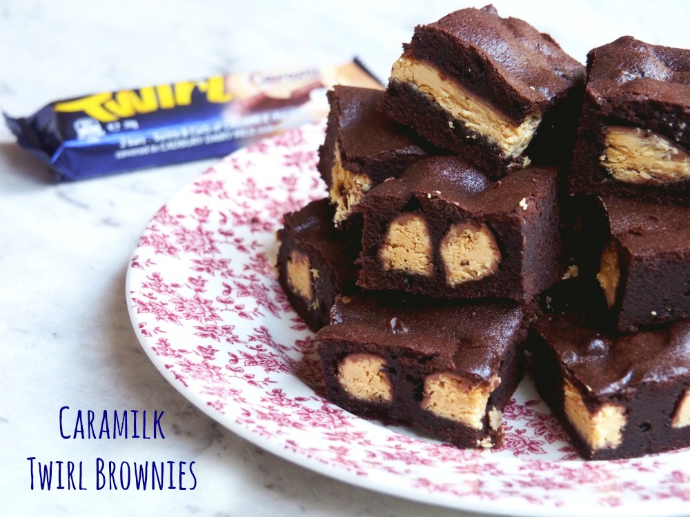 Caramilk Twirl Brownies