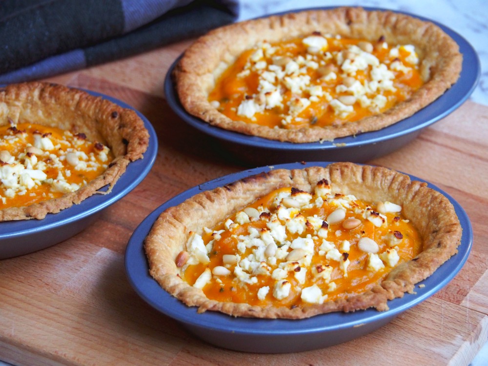 roast pumpkin garlic sage pies vertical