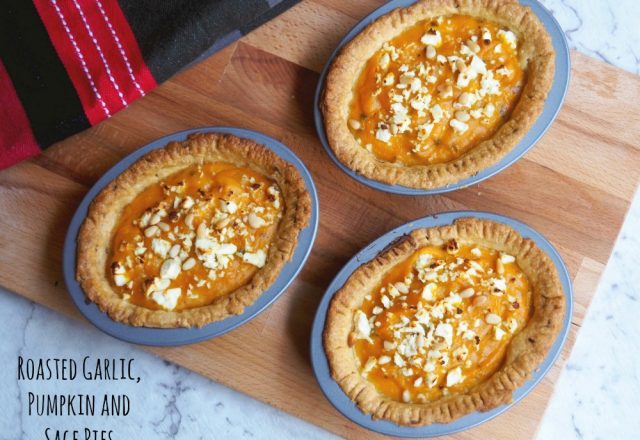 Roasted Garlic Pumpkin and Sage Pies