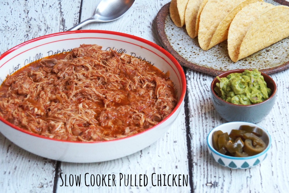 slow cooker pulled chicken