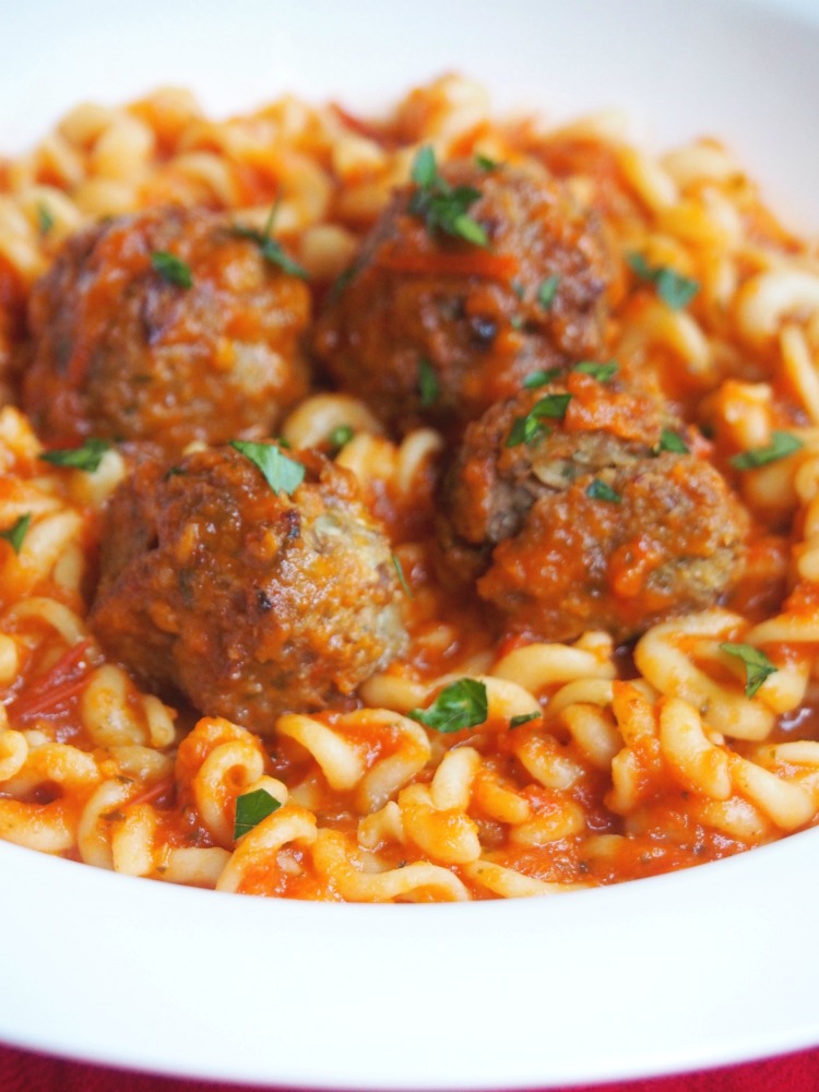 pasta and tuna balls