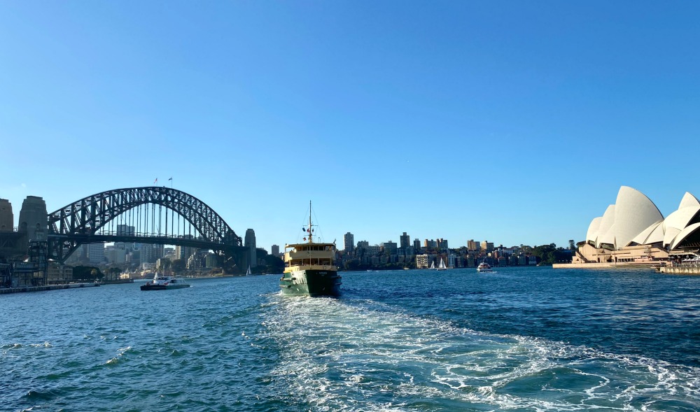 Sydney harbour ferry ride