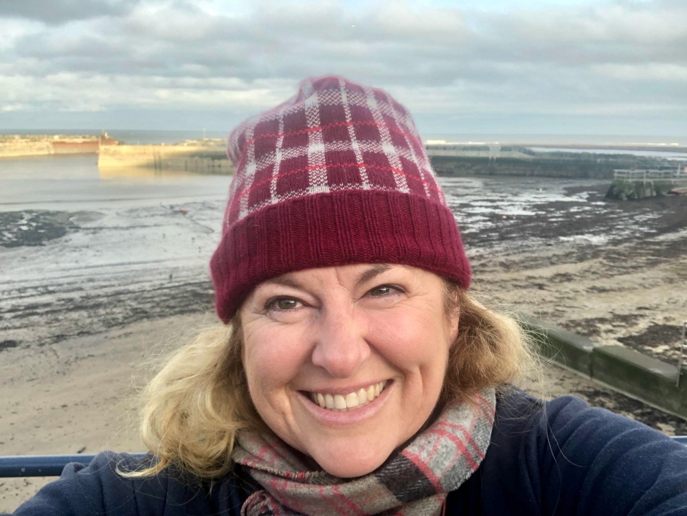 Author Jo Tracey at the beach