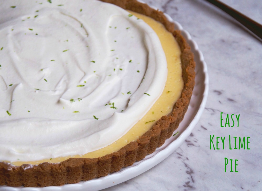 easy key lime pie side view