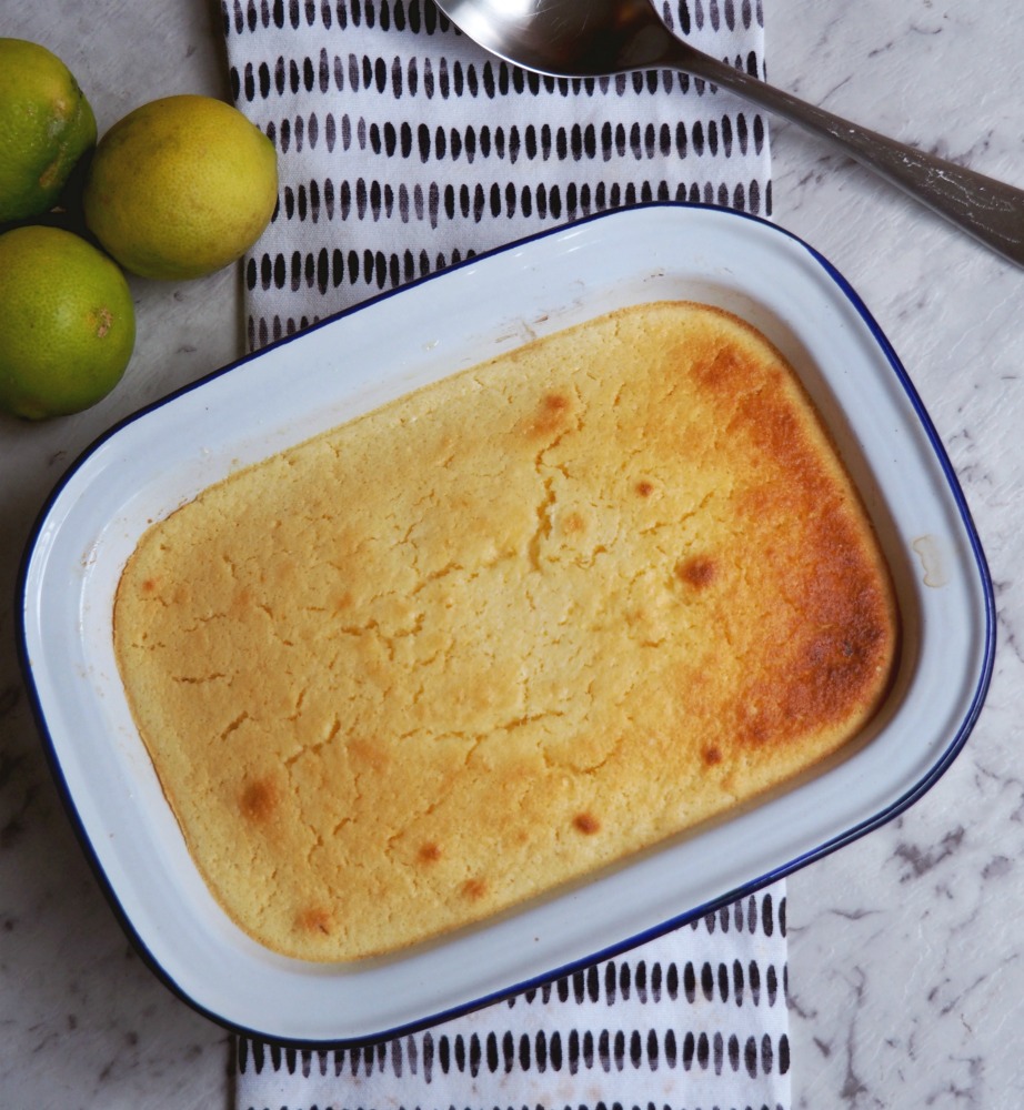 citrus delicious pudding with limes