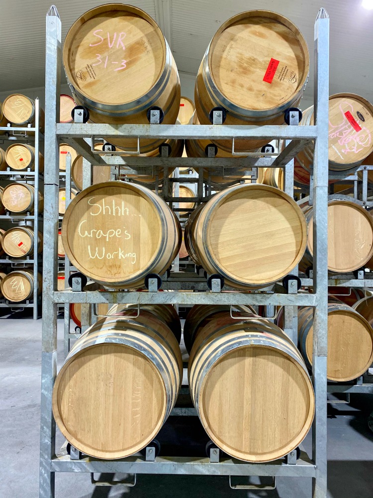 Piggs Peake wine barrels