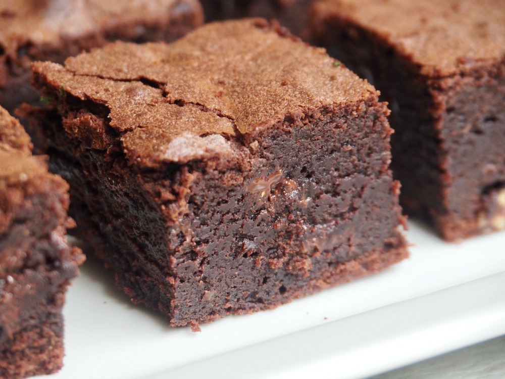 squidgy chocolate orange brownie