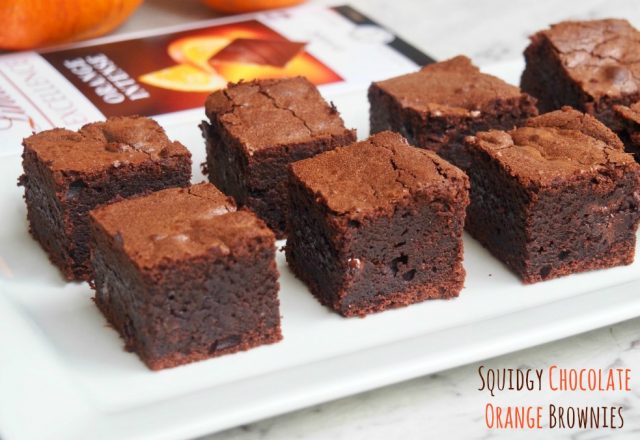 Squidgy Chocolate Orange Brownies