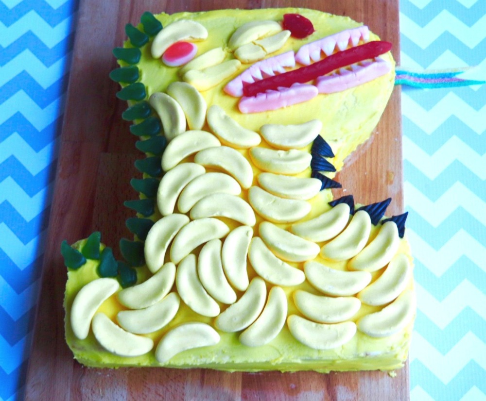 dragon birthday cake