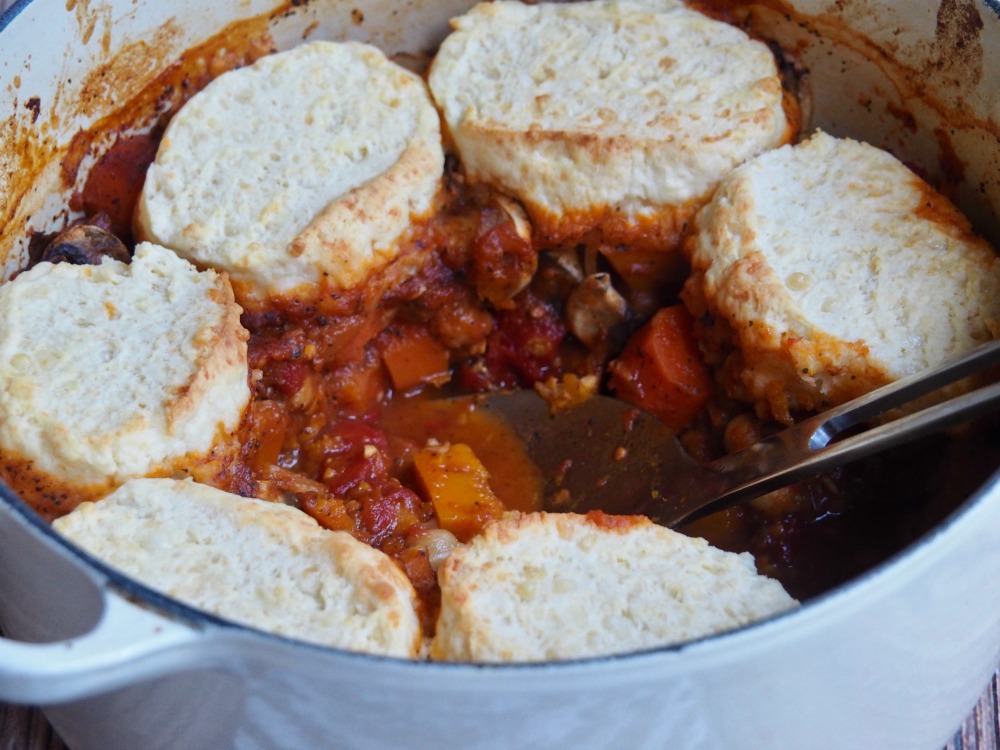 harissa vegetable stew in pot