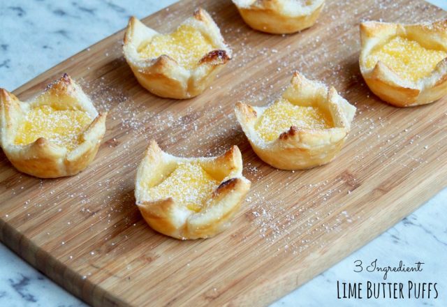 3 Ingredient Lime Butter Puffs