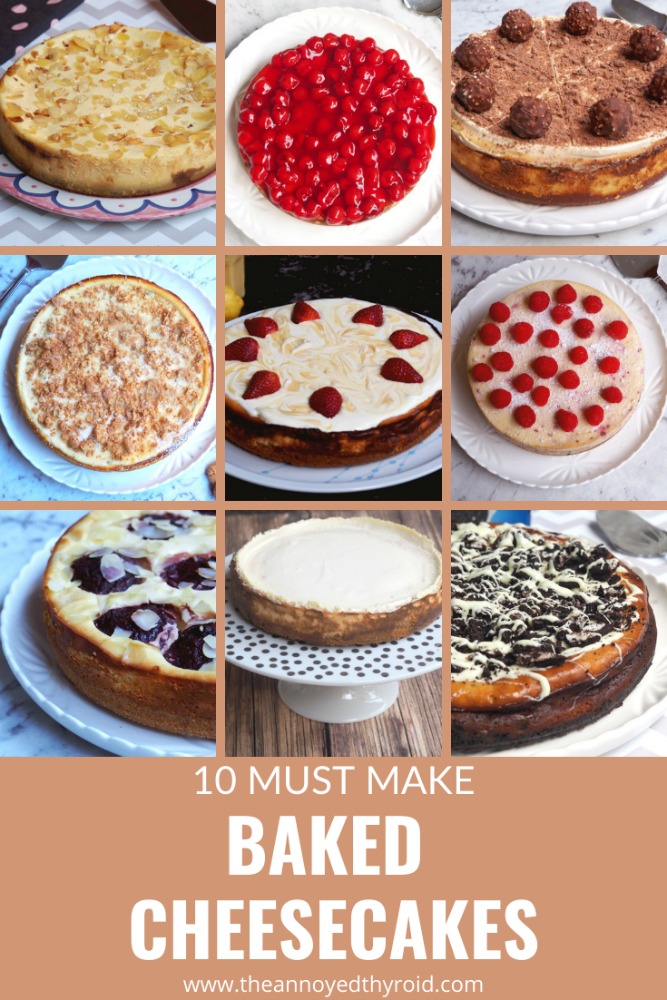 10 must make baked cheesecakes pin