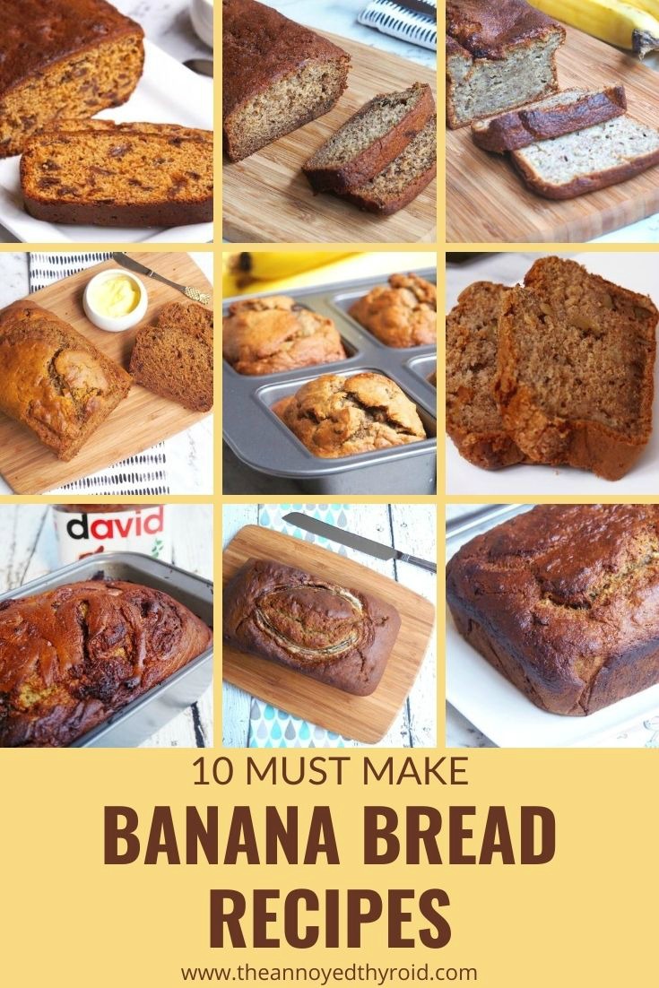 banana bread recipes pin