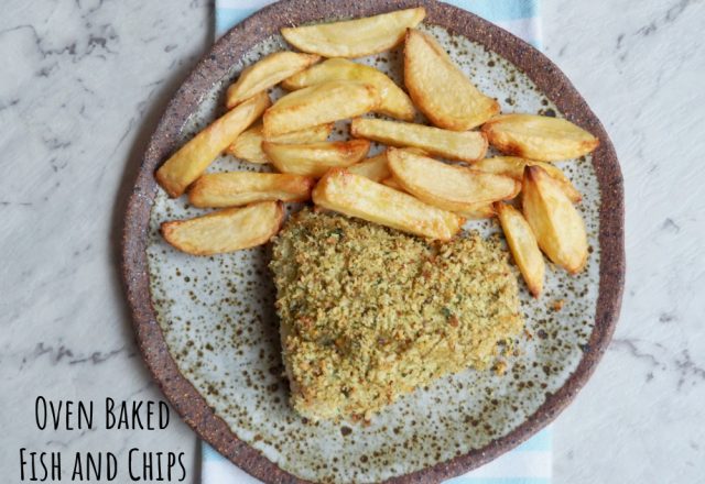 Oven-Baked Fish and Chips