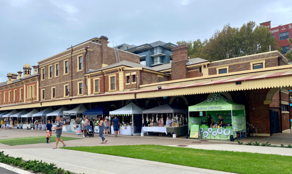 market at newcastle station