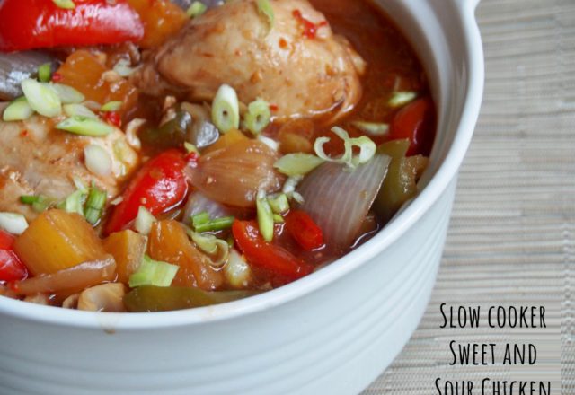 Slow Cooker Sweet and Sour Chicken