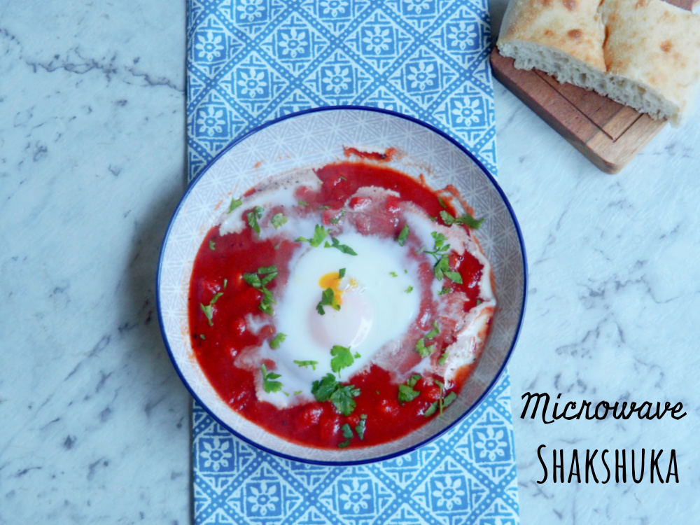 microwave shakshuka text