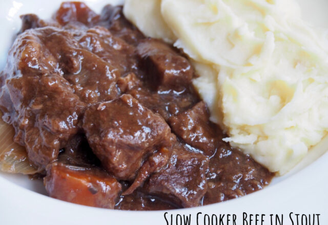 Slow Cooker Beef  in Stout