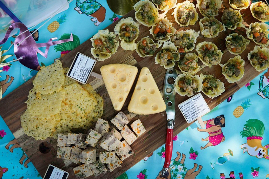 dapper doggy dining spread