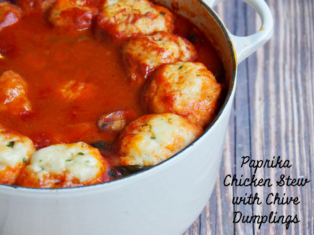 paprika chicken stew with chive dumplings text