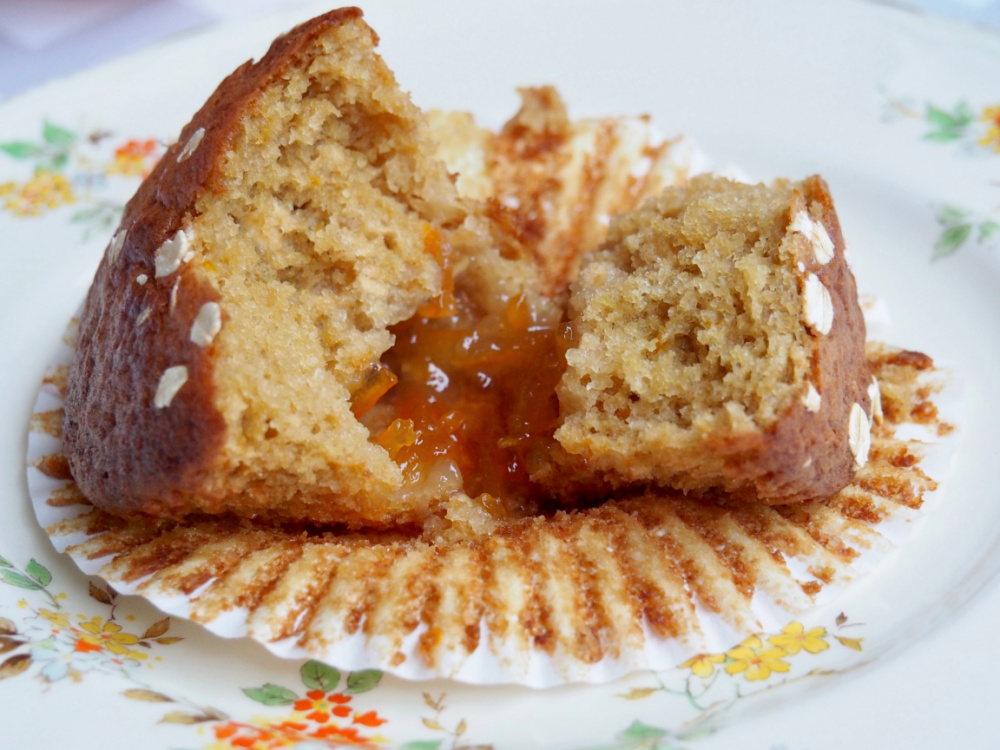 inside sticky marmalade muffin 2 
