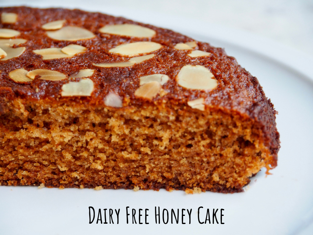 dairy free honey cake title