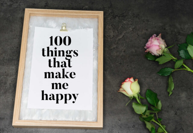 100 Things That Make Me Happy