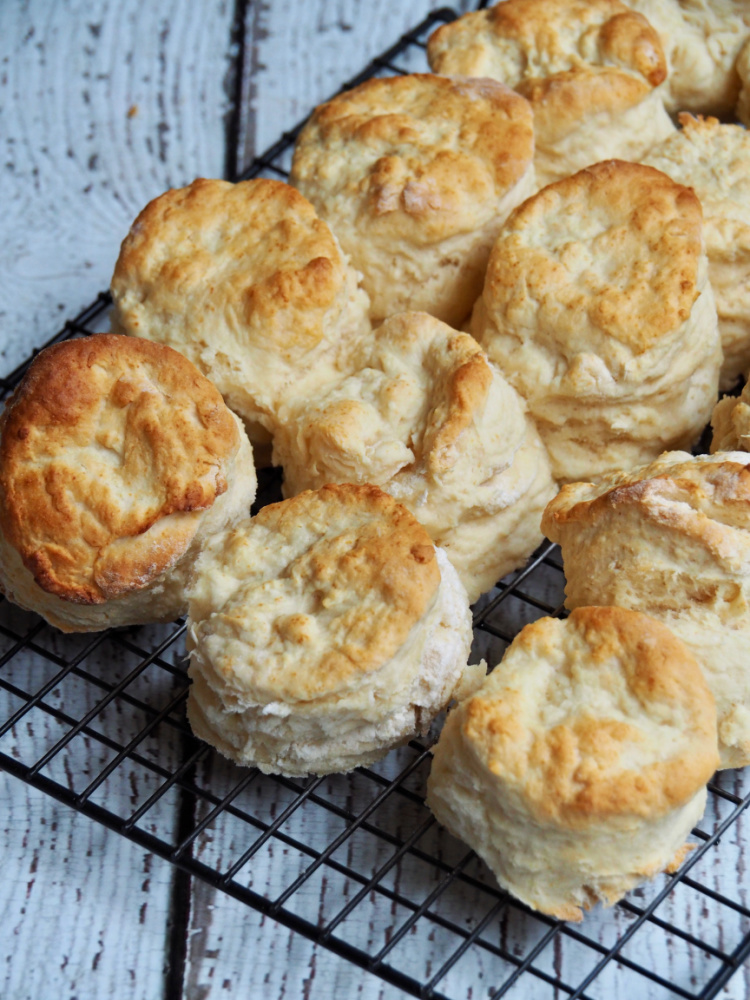 scones on cooling rack