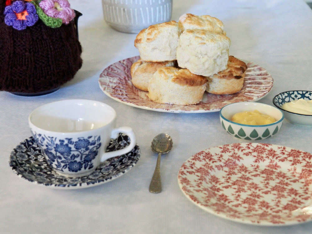 table set for afternoon tea