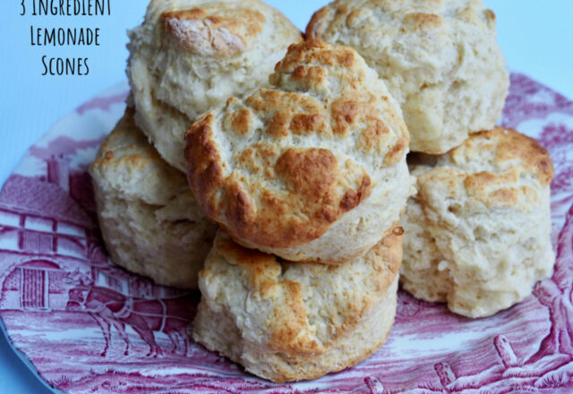 Christine’s 3 Ingredient Lemonade Scones