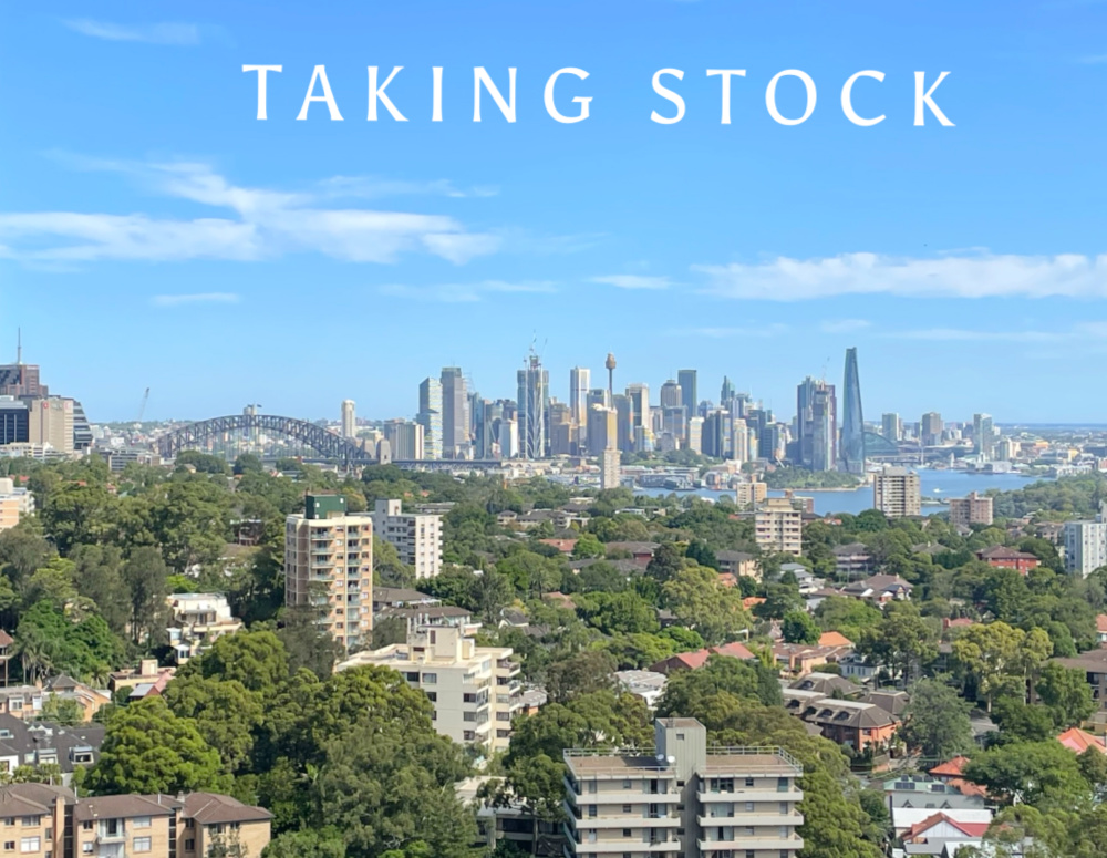 view of sydney skyline