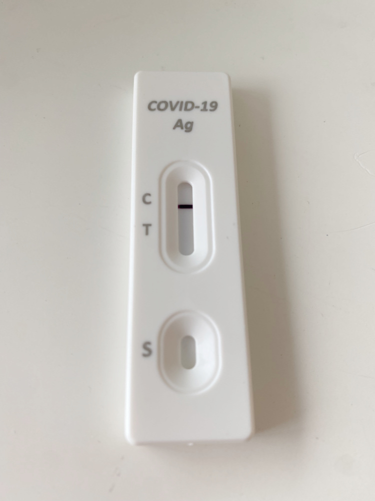 a negative result on a RAT test