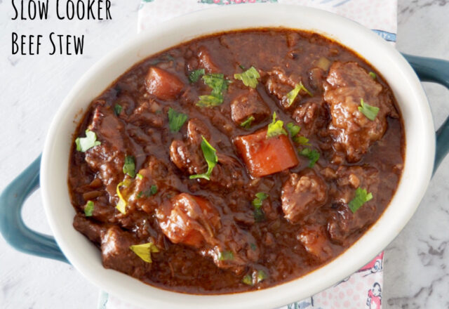 Easy Slow Cooker Beef Stew