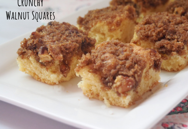 Crunchy Walnut Squares