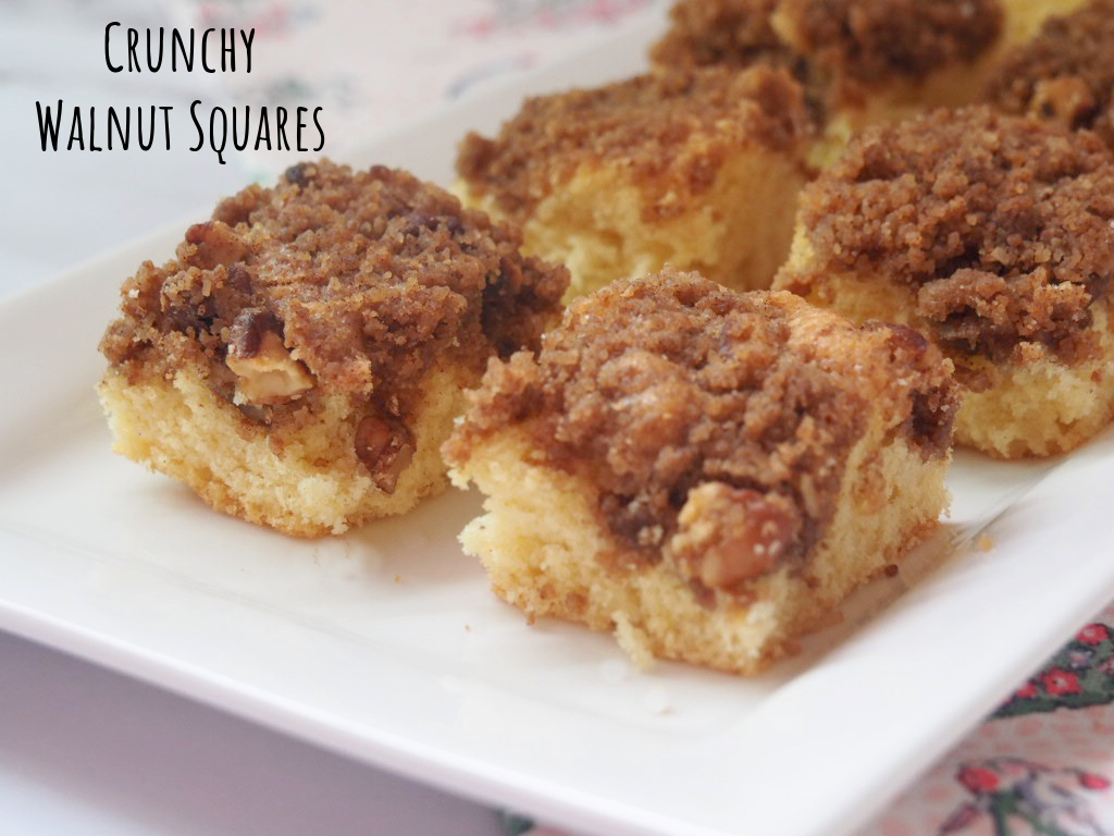 crunchy walnut squares text