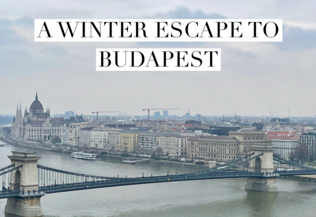 A Winter Escape to Budapest