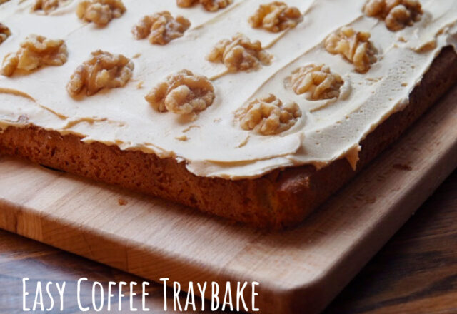 Easy Coffee Traybake