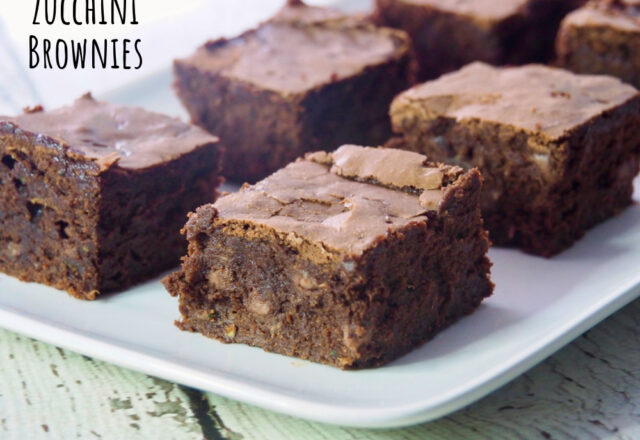 Fudgy Zucchini Brownies