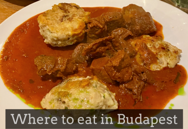 Where to Eat in Budapest