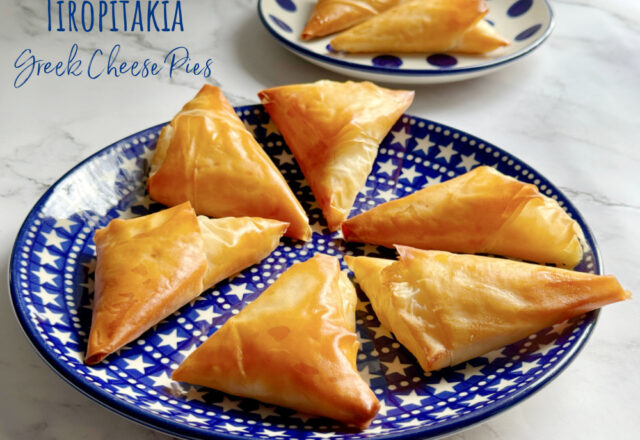 Tiropitakia (Greek Cheese Pies)